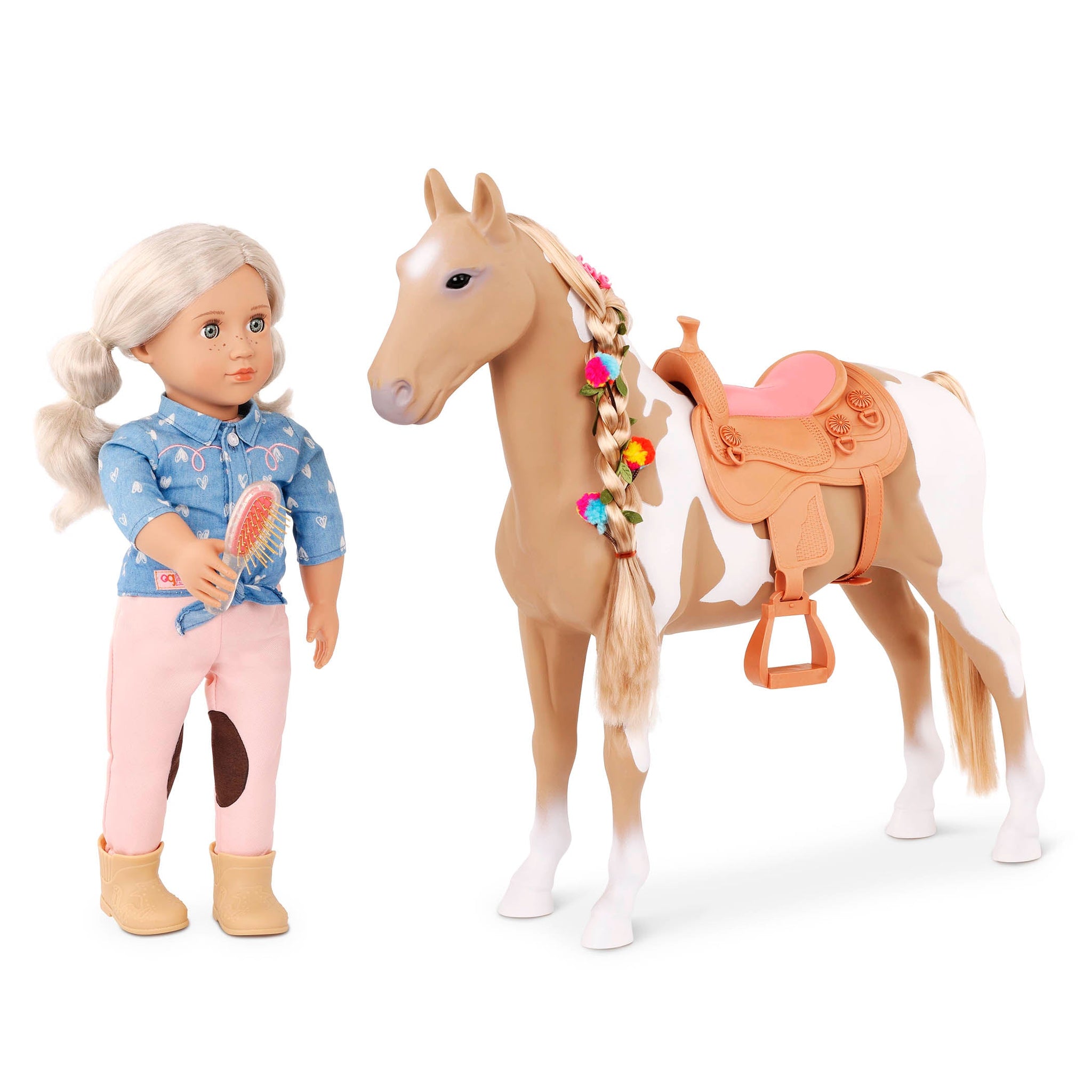 Our Generation Horse 20" Hair Play - Palomino