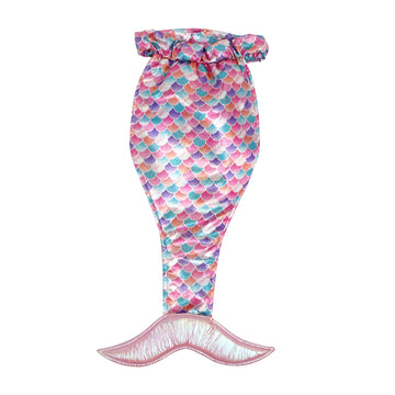 Pink Poppy Shimmering Mermaid Tail