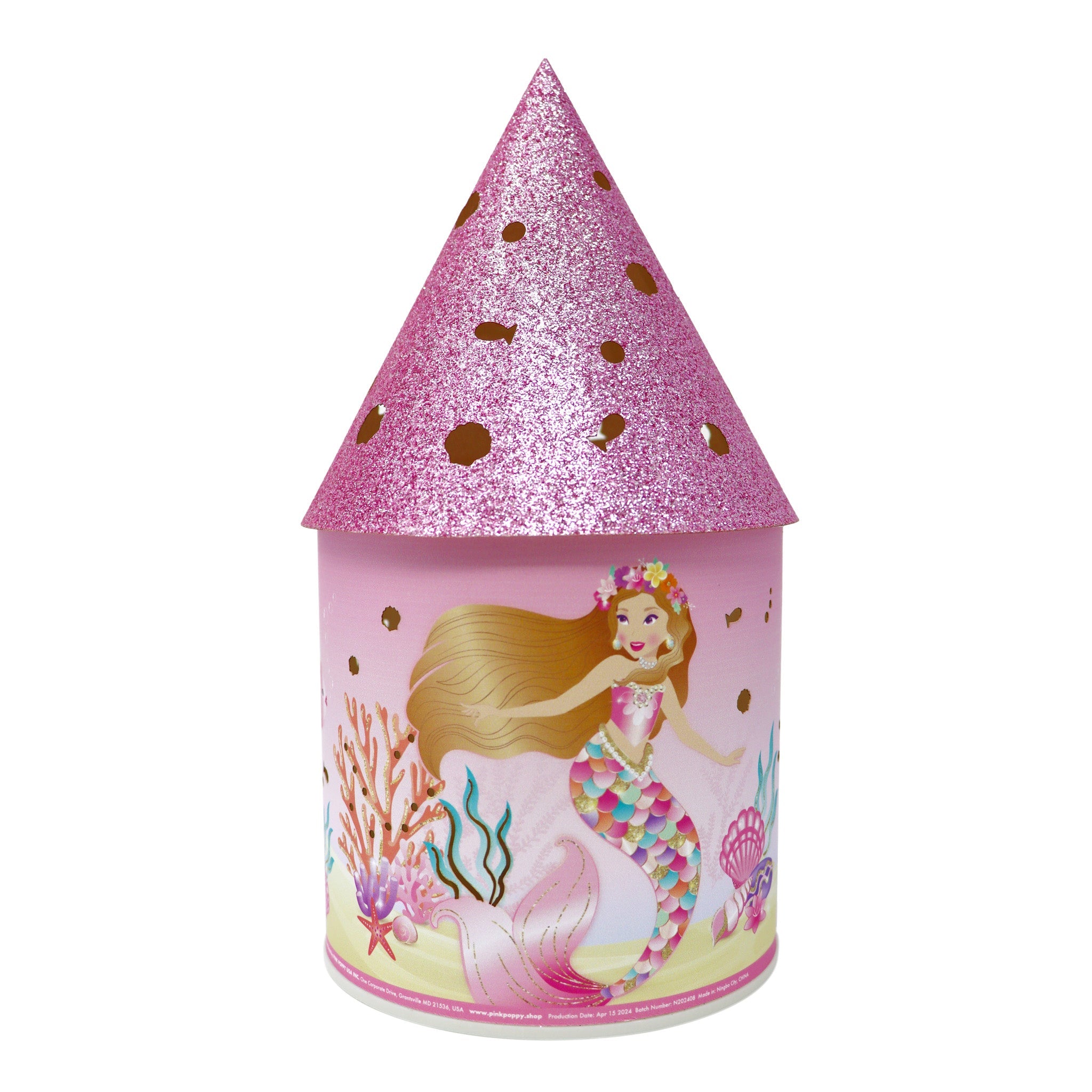 Pink Poppy  Enchanted Mermaid Lantern
