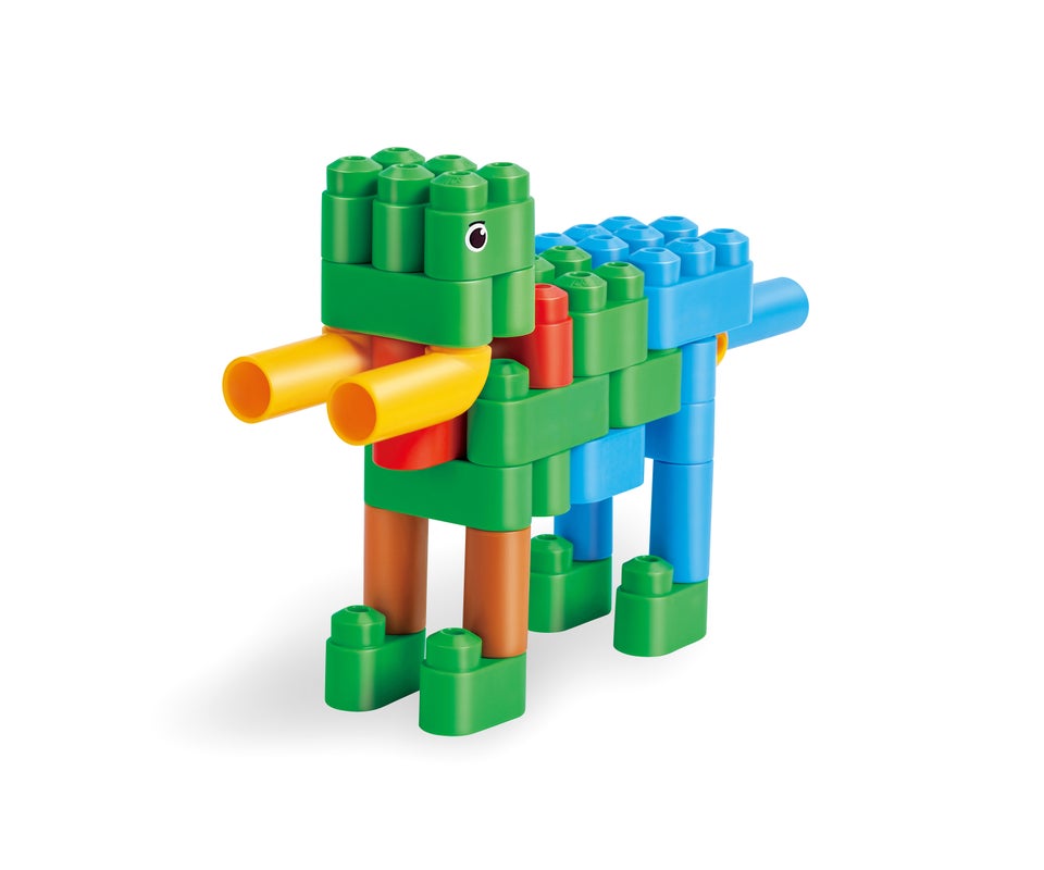 Poly M Building Bricks PolyM Building Block Tub - 128p