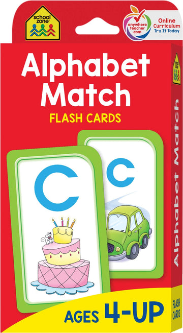 School Zone Flash Cards : Alphabet Match