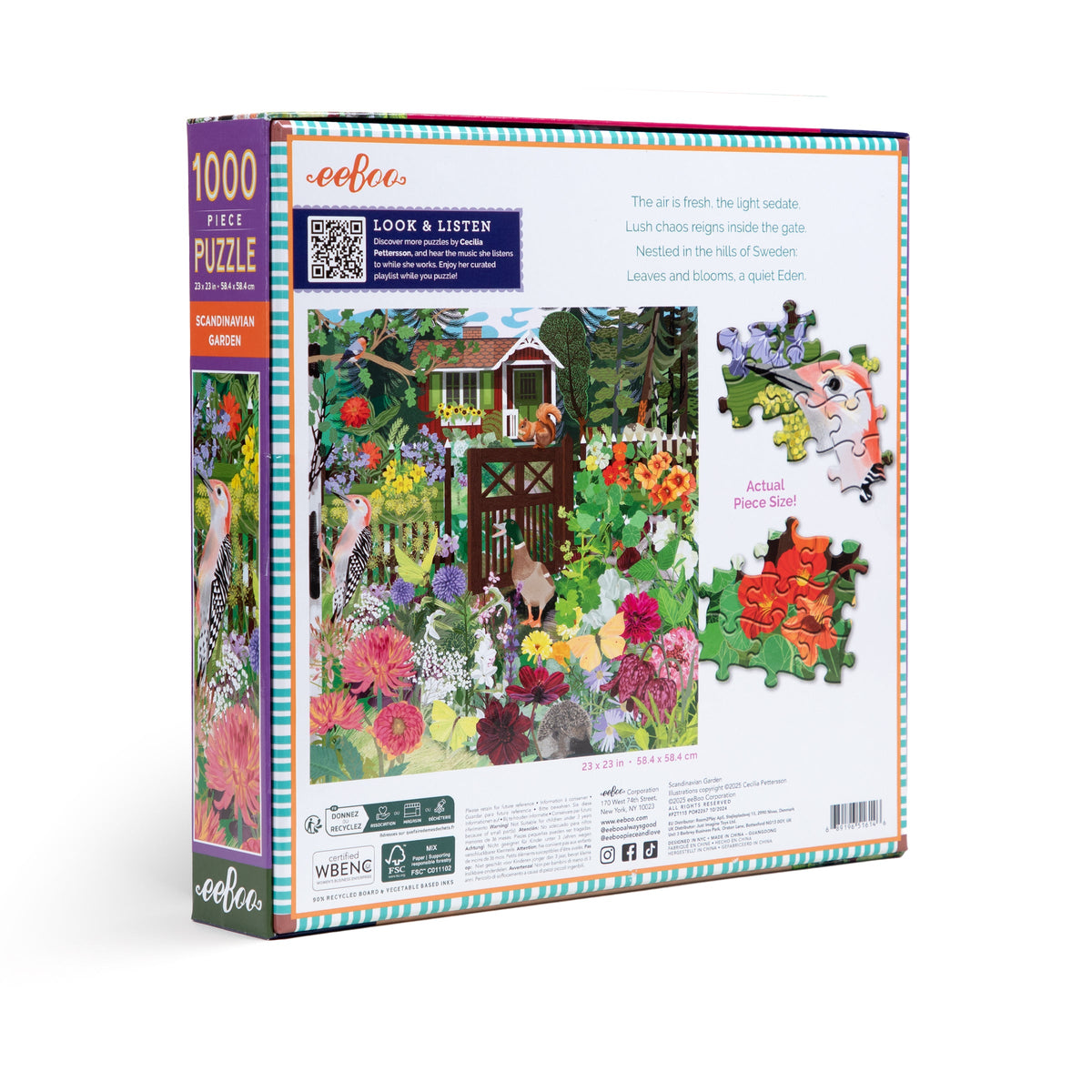 Scandinavian Garden 1000 Sq Puzzle scandinavian-garden-1000-sq-puzzle