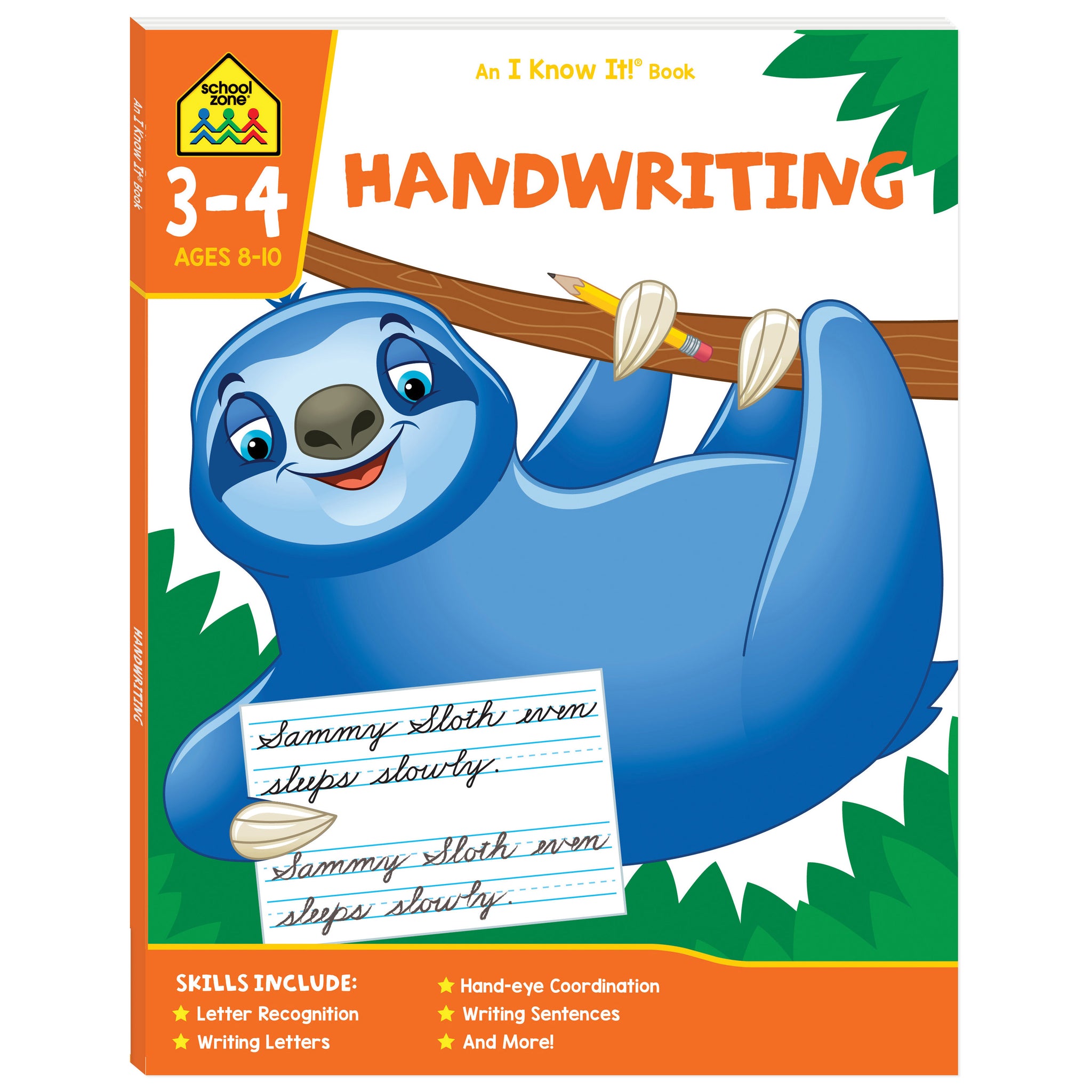 School Zone An I Know It! Book: Handwriting