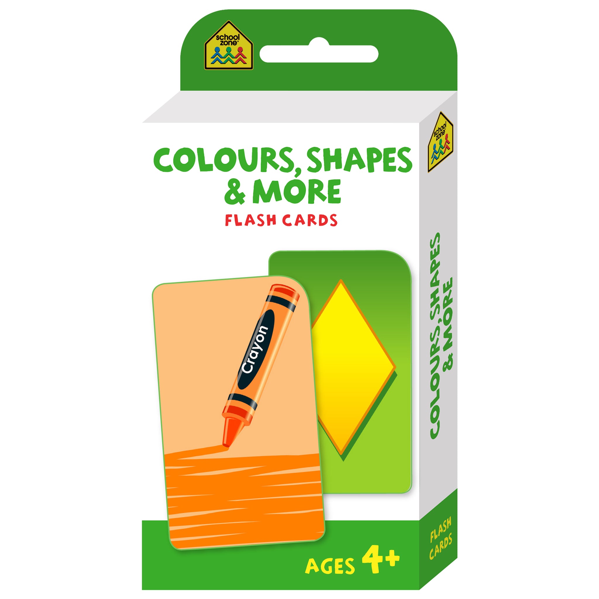 School Zone Flash Cards Colours Shapes & More