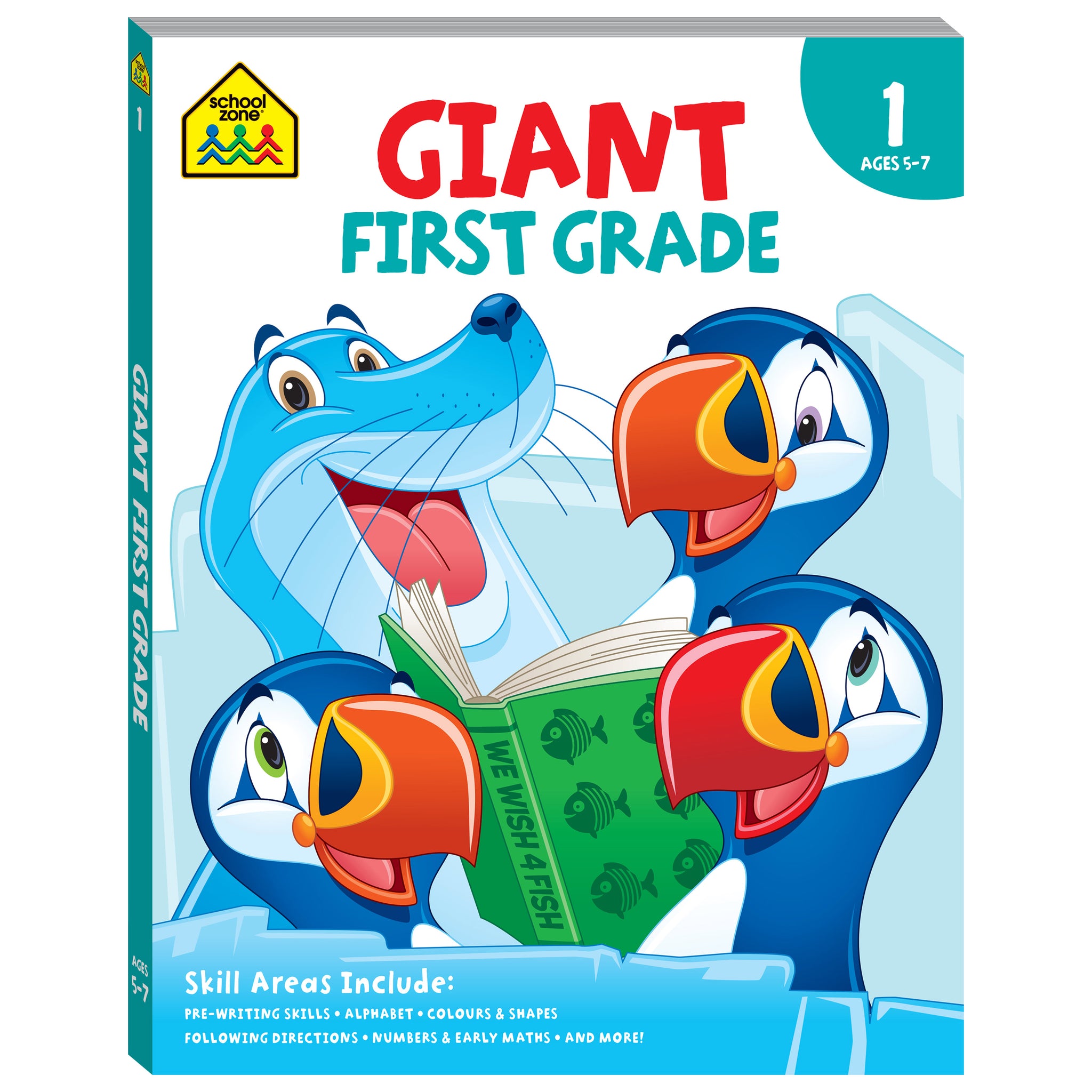 School Zone Giant Workbook First Grade