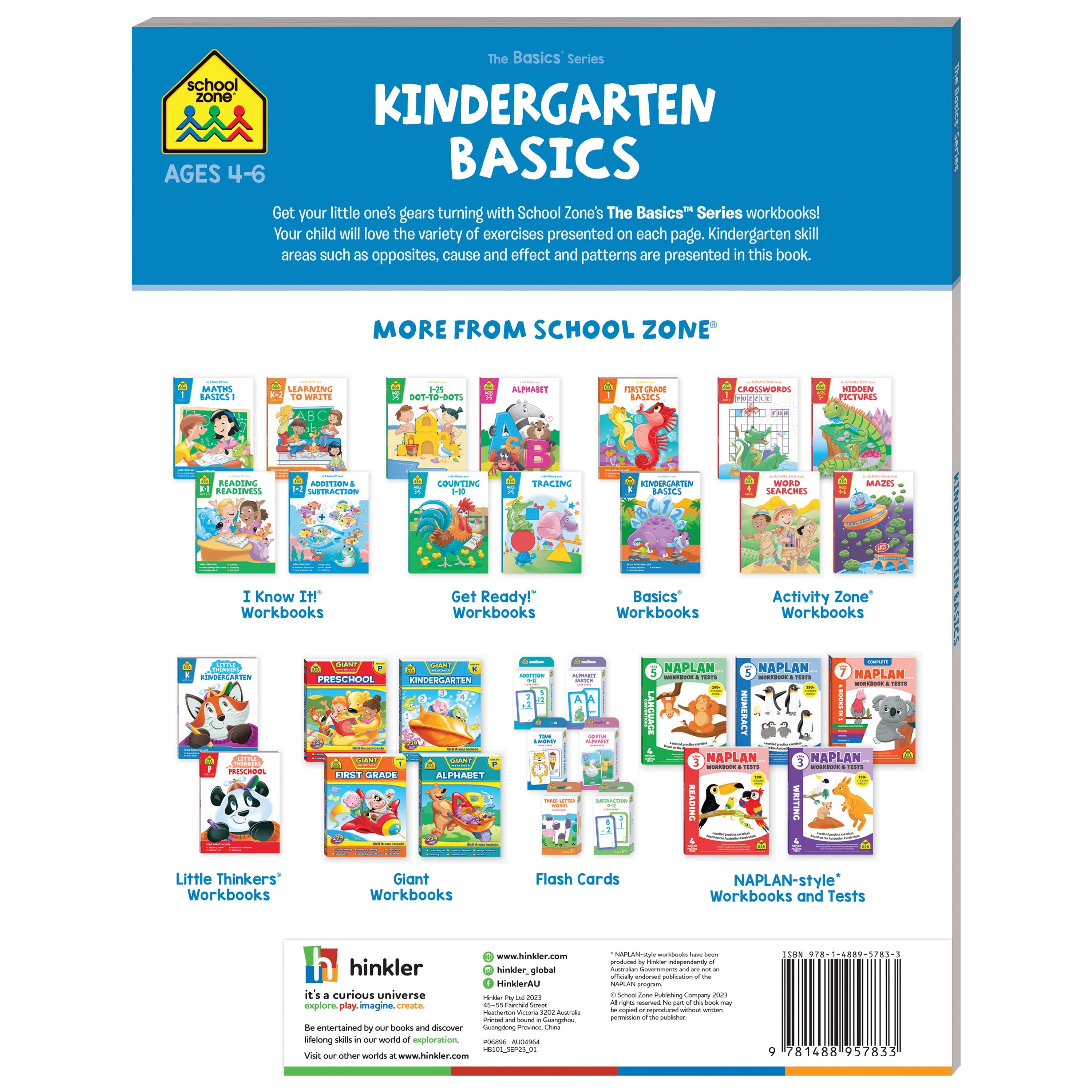 School Zone Kindergarten Basics
