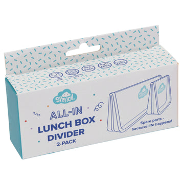 Spencil All-In Lunch Box Divider 2pk - Sky