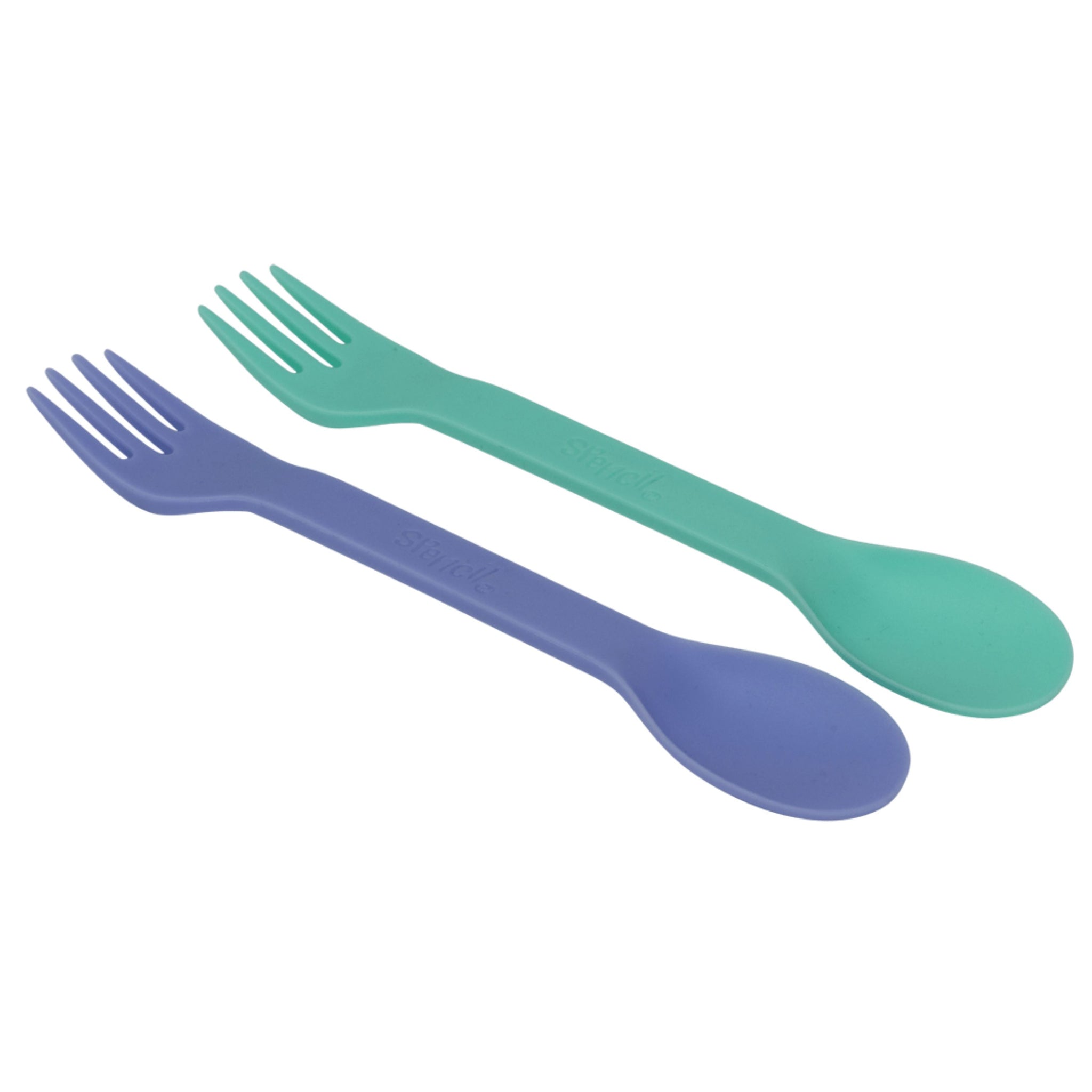 Spencil All-In Lunch Box Spork Set 2pk - Mint/Periwinkle