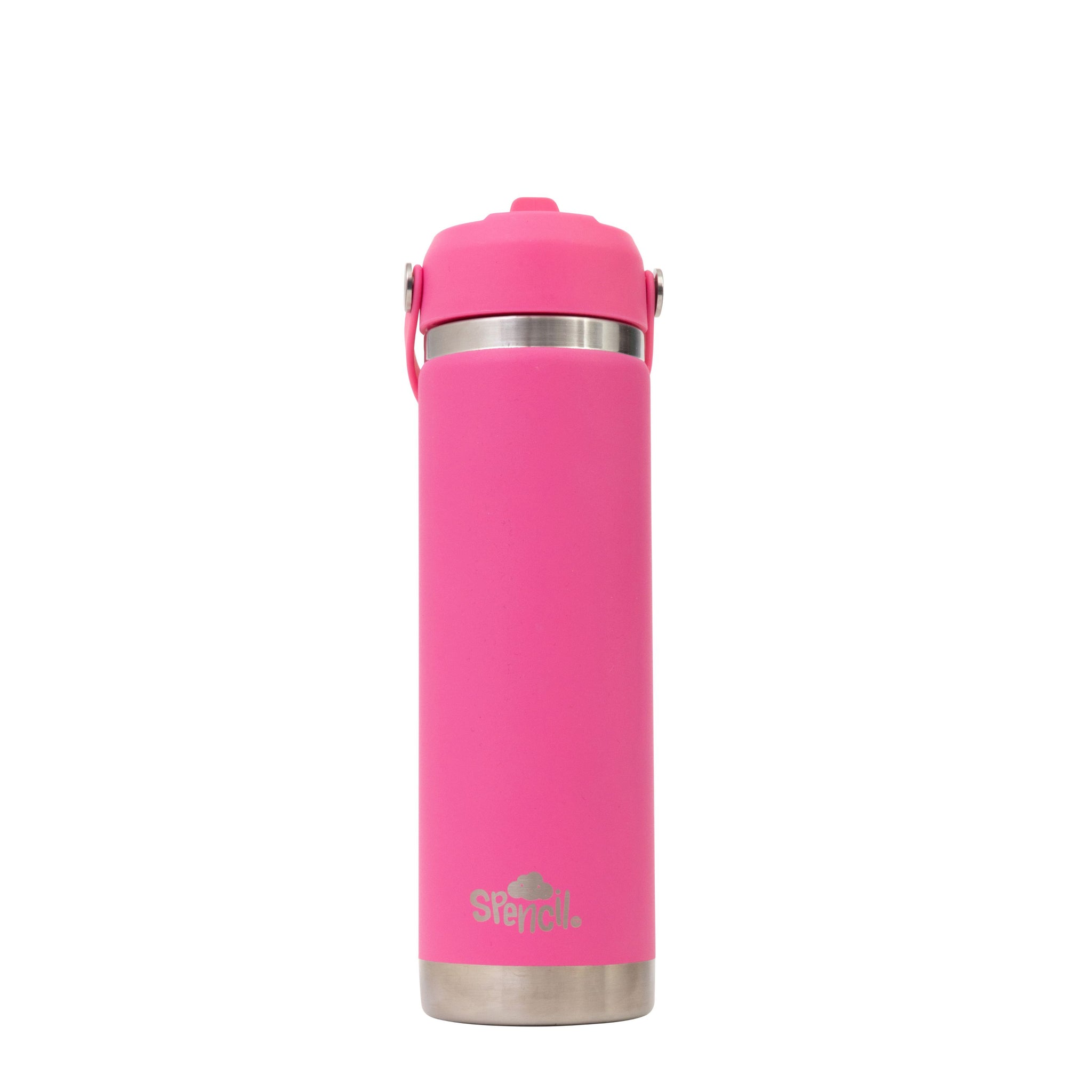 Spencil Big Insulated Water Bottle 650ml - Fuschia