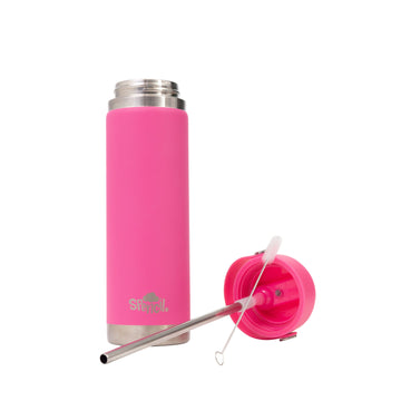 Spencil Big Insulated Water Bottle 650ml - Fuschia