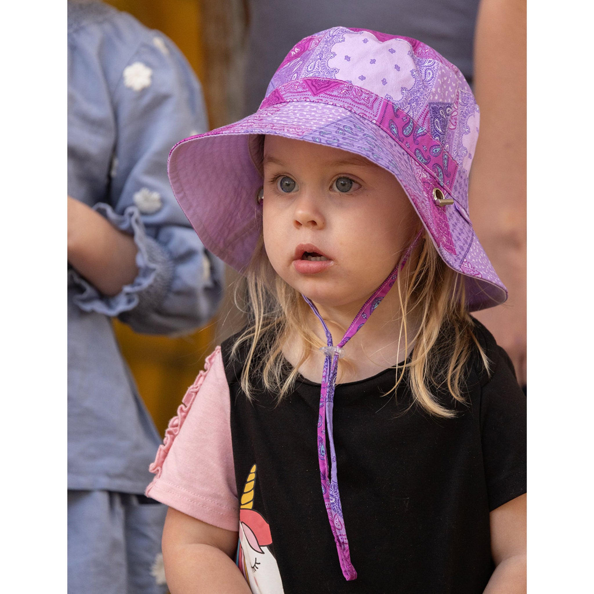 Spencil Reversible Sun Hat - Paisley Patch M