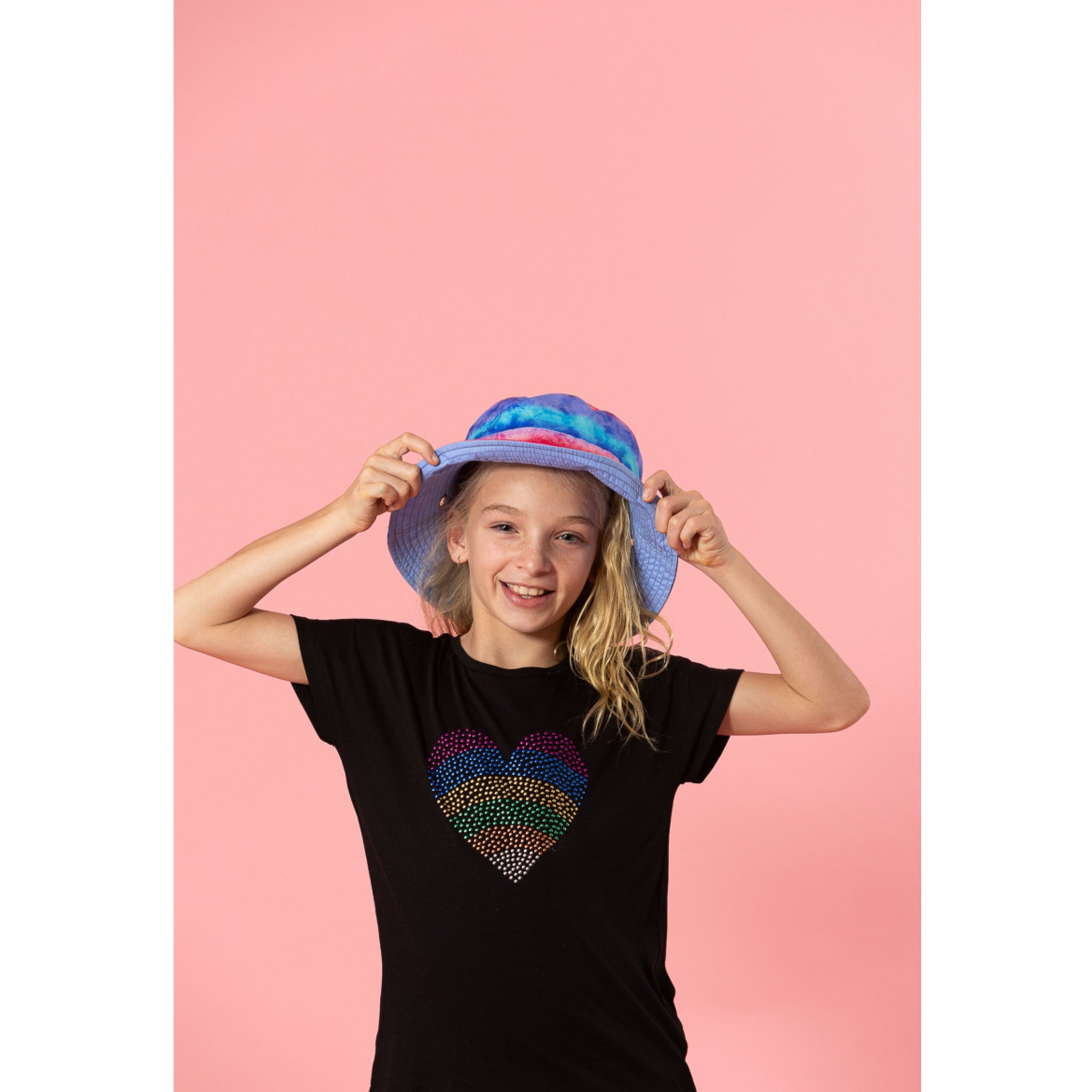 Spencil Reversible Sun Hat - Rainbow Splash M/L