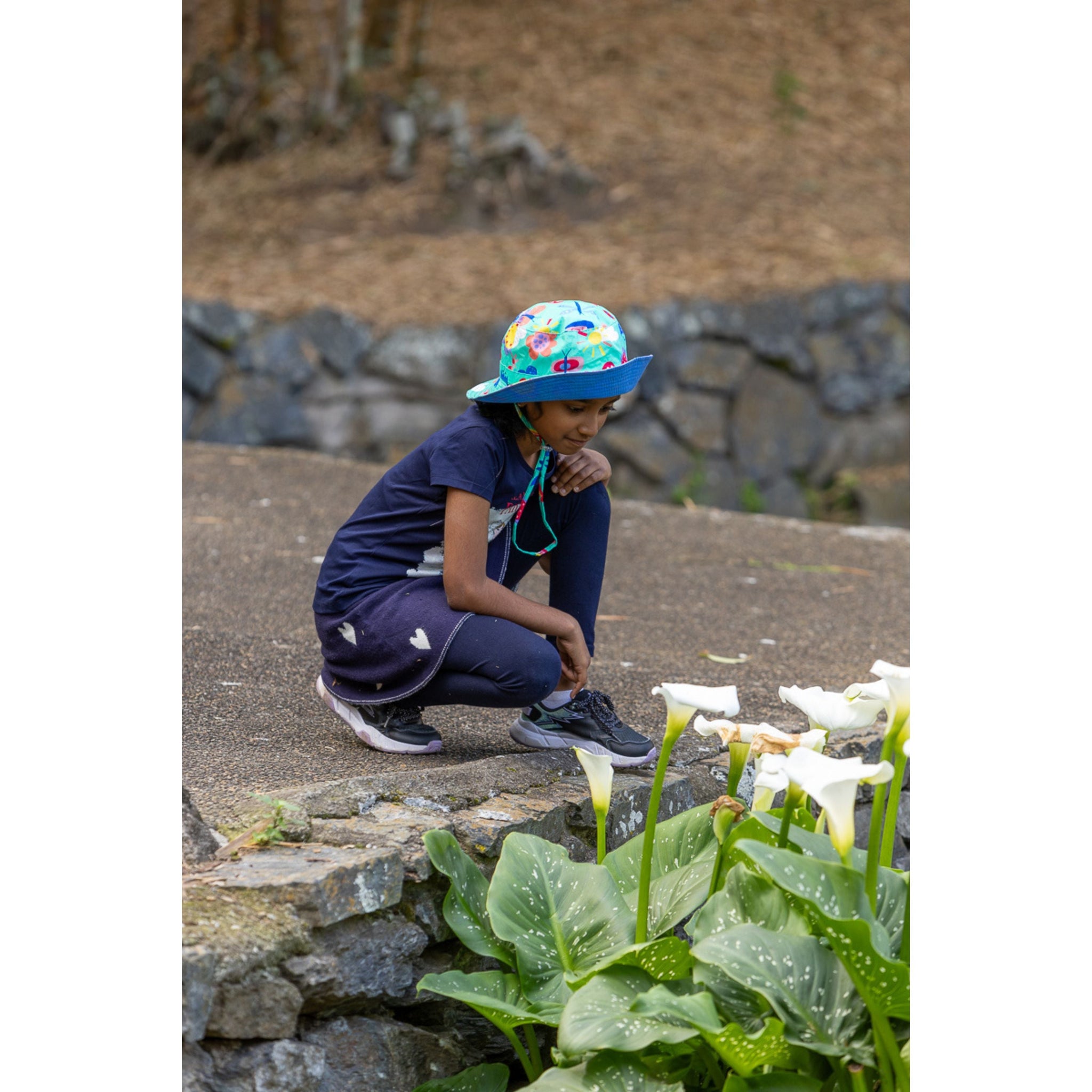 Spencil Reversible Sun Hat - Bee Happy S/M