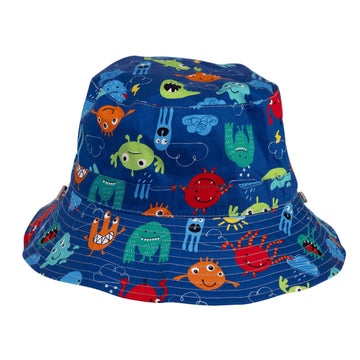 Spencil Reversible Sun Hat - Little Monsters S/M