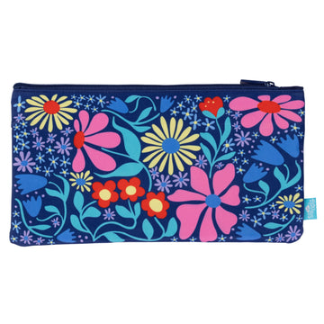 Spencil Twin Zip Pencil Case - Flower Fun
