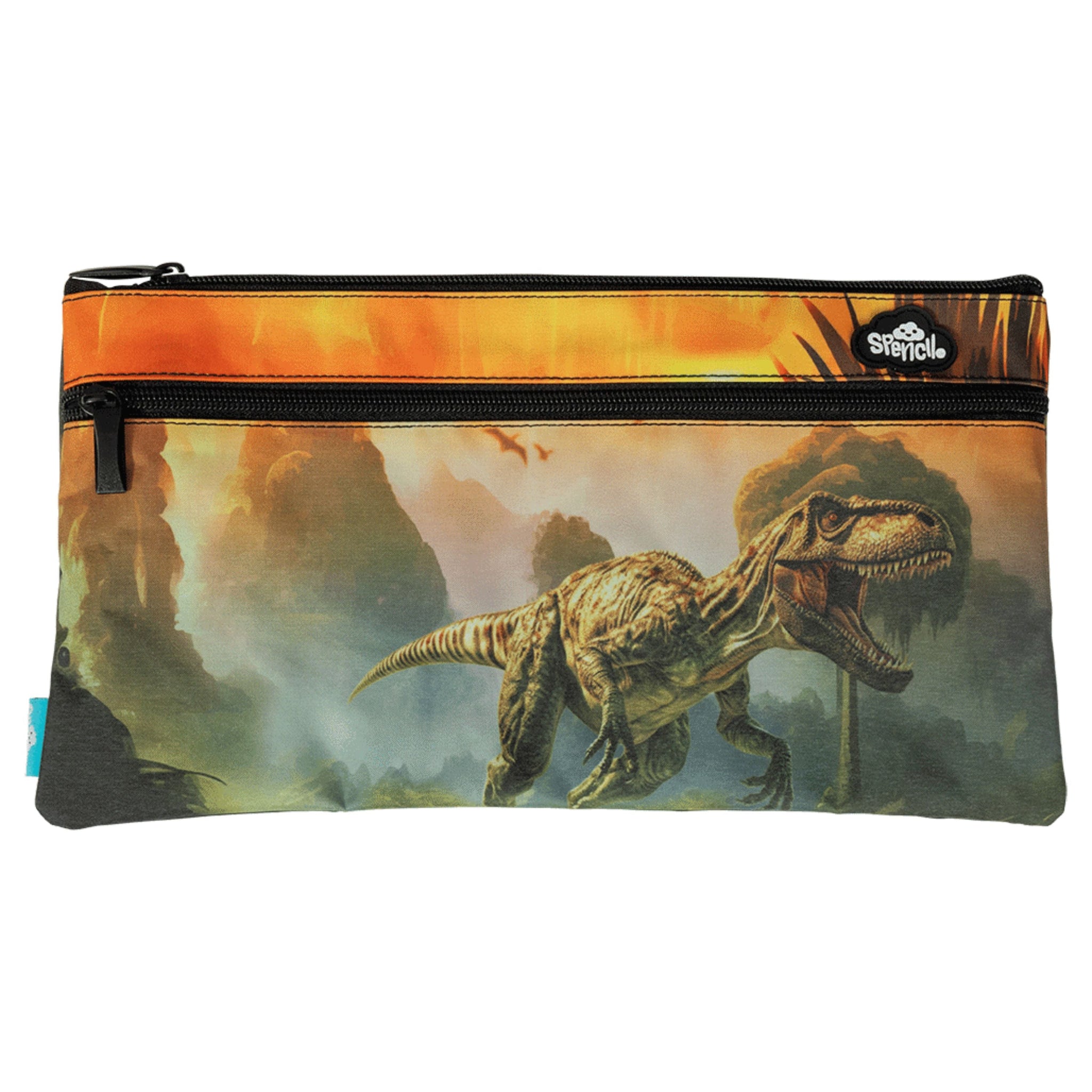 Spencil Twin Zip Pencil Case - Jurassic Kingdom