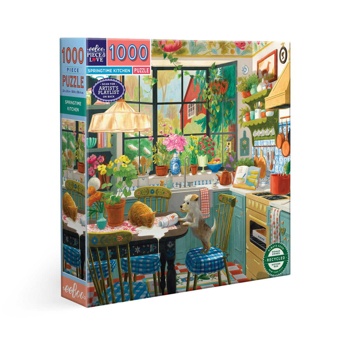 Springtime Kitchen 1000 Sq Puzzle springtime-kitchen-1000-sq-puzzle
