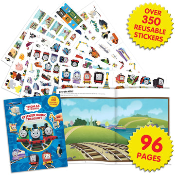 Sticker Book Treasury - Mattel Thomas All Engines Go