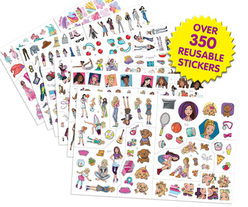Sticker Book Treasury Mattel Barbie