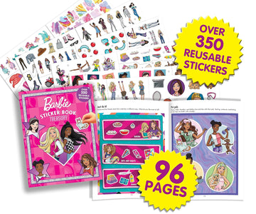 Sticker Book Treasury Mattel Barbie