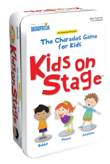 University Games Charades Kids on Stage Tin