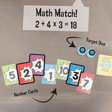 Math Match Tinned Game