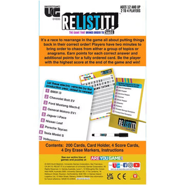 Relist It Game