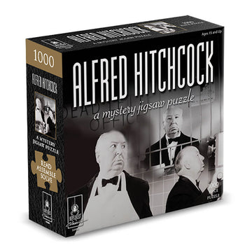 UG Classic Mystery Jigsaw Puzzle 8 x 8" Alfred Hitchcock
