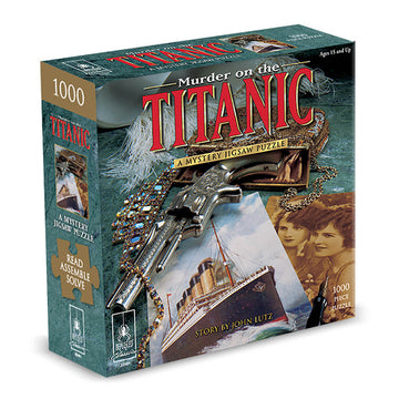 UG Classic Mystery Jigsaw Puzzle 8 x 8" Murder on the Titanic