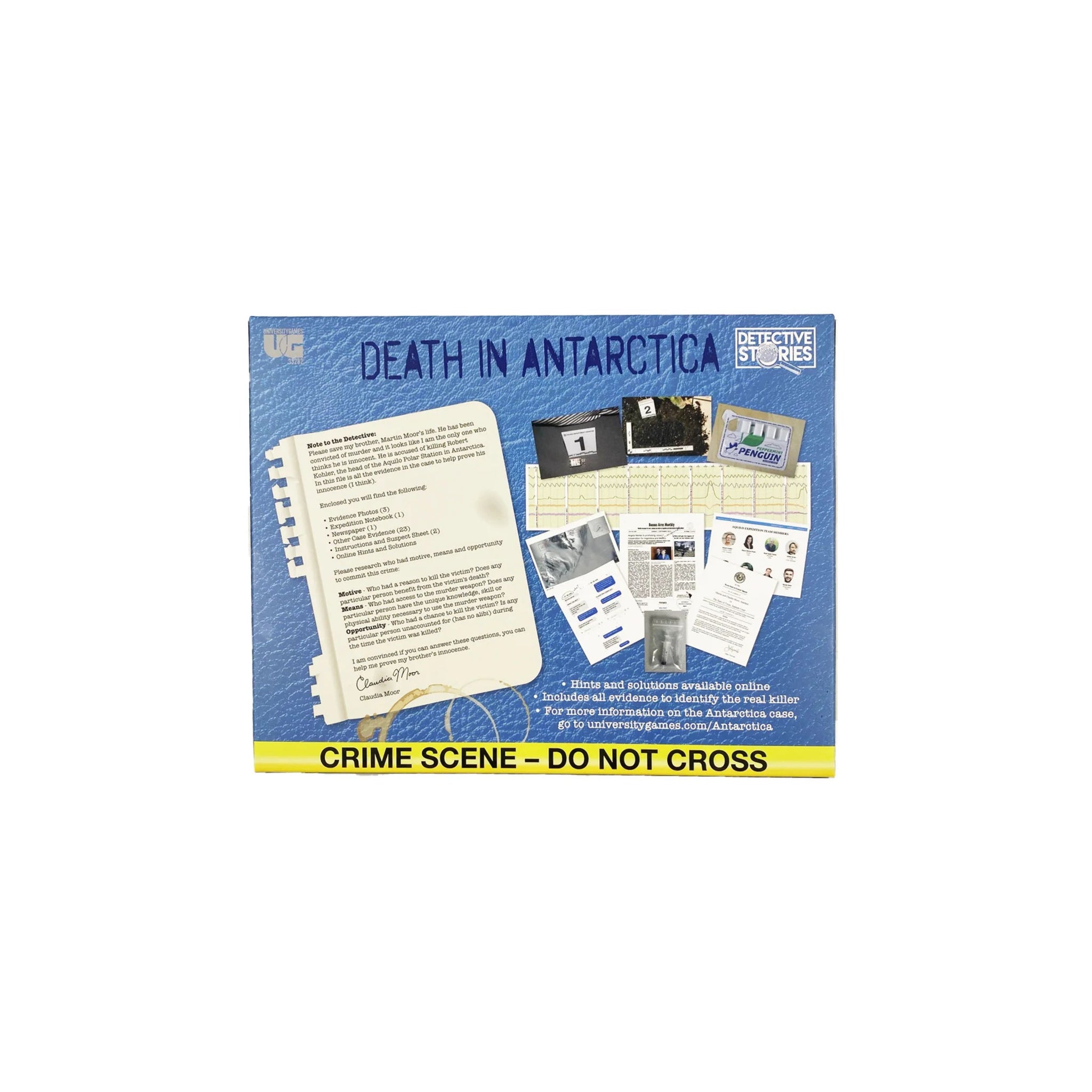 UG Murder Mystery Party Case Files: Death in Antarctica