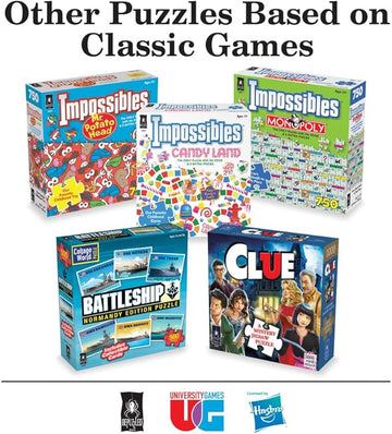 1000pc Hasbro Mystery Puzzle - Cluedo®