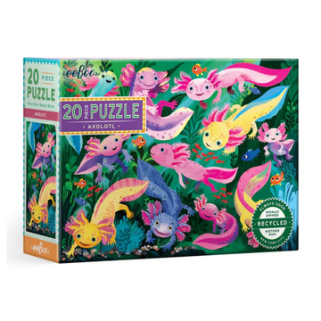 eeBoo 20pc Puzzle Axolotl