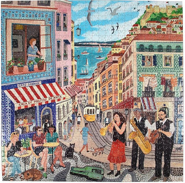 eeBoo 1000pc Puzzle Lisbon