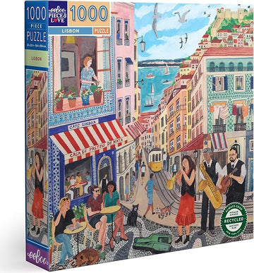 eeBoo 1000pc Puzzle Lisbon