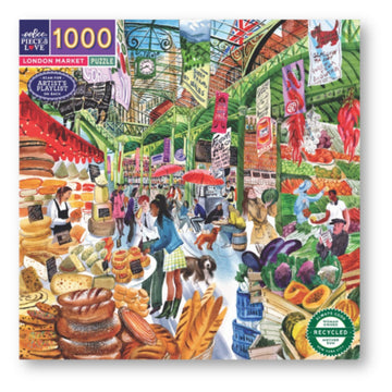 eeBoo 1000pc Puzzle London Market Sq