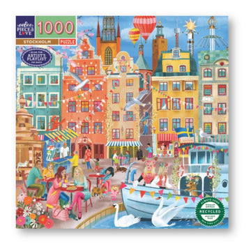 eeBoo 1000pc Puzzle Stockholm Sq