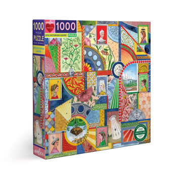 eeBoo 1000pc Puzzle UFO Victorian Ladies