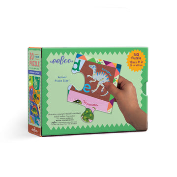 eeBoo 20pc Puzzle Dinosaur Alphabet