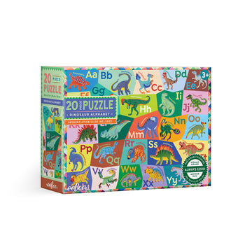 eeBoo 20pc Puzzle Dinosaur Alphabet