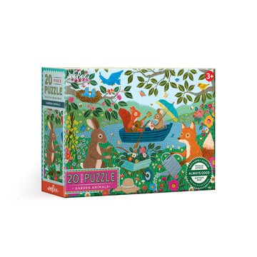 eeBoo 20pc Puzzle Garden Animals