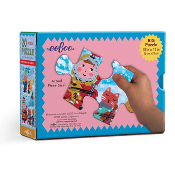 eeBoo 20pc Puzzle Yumi's Winter Carols