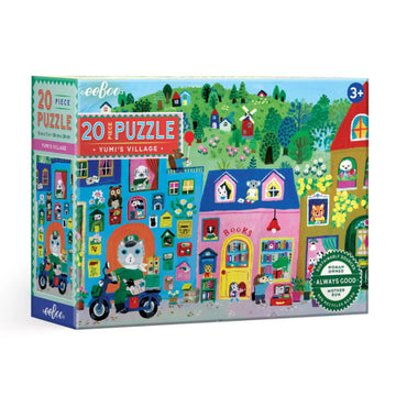 eeBoo 20pc Puzzle Yumis Village