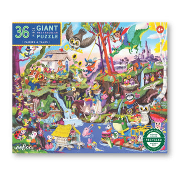 eeBoo 36 pc Giant Puzzle Fairies & Tales