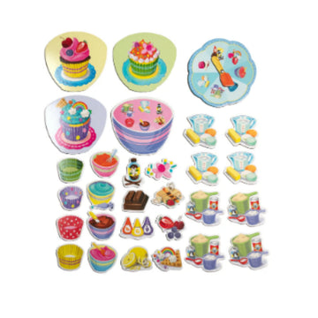 eeBoo Cupcake Shaped Spinner Game
