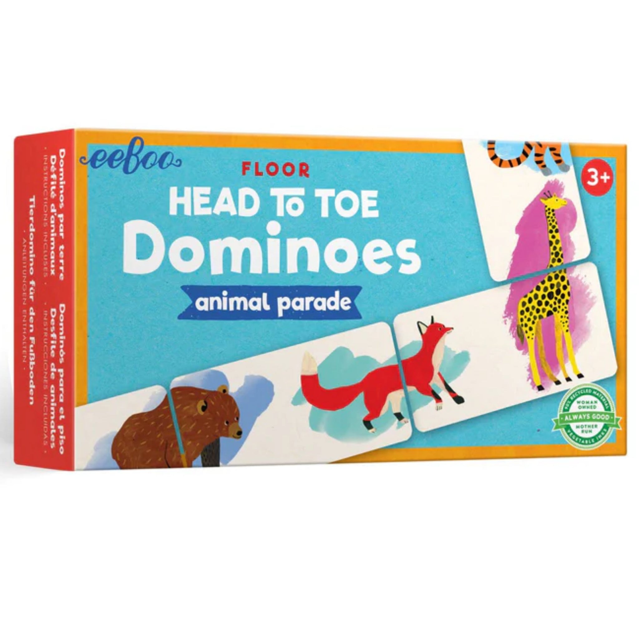 eeBoo Dominoes Head to Toe