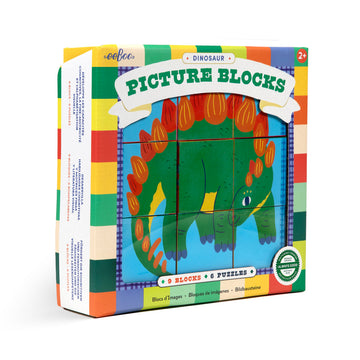 eeBoo Picture Blocks Puzzle Dinosaur