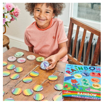 eeBoo Rainbow Memory Matching Game
