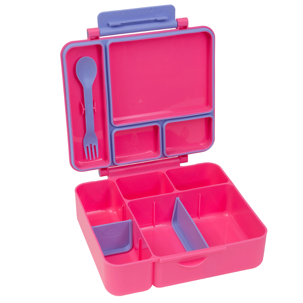 Spencil All-In Lunch Box - Fuchsia/Periwinkle