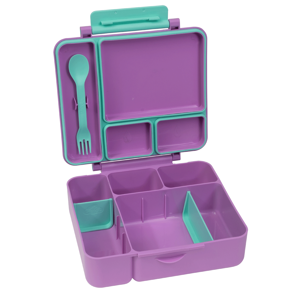 Spencil All-In Lunch Box - Lilac/Mint