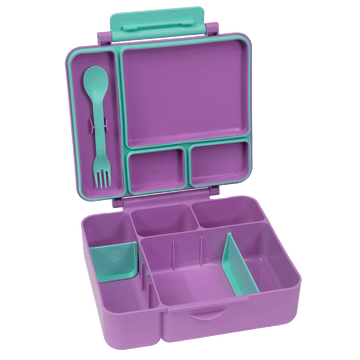 Spencil All-In Lunch Box - Lilac/Mint